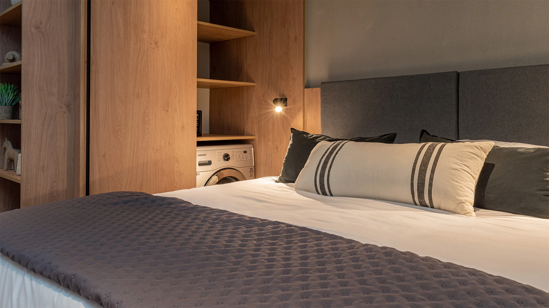 Fotografía del dormitorio departamento Lake 1A