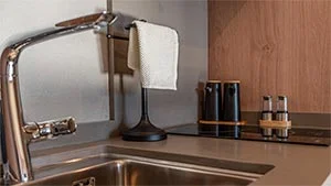 Miniatura de la cocina departamento Lake 1A